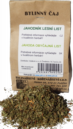 Jahoda obyčajná list