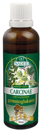 NADĚJE Carcinae s betaglukánom tinktúra 50ml