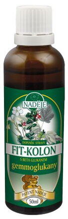 NADĚJE Fit Kolon s betaglukánom tinktúra 50ml