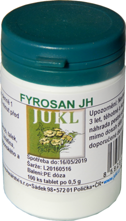 Jukl Fyrosan JH tablety 100ks