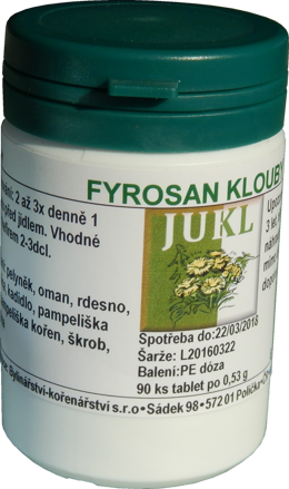 Jukl Fyrosan Kĺby tablety 90ks