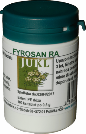 Jukl Fyrosan RA tablety 100ks