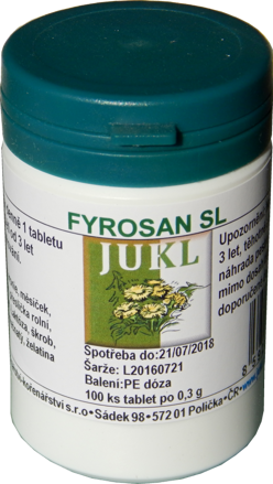 Jukl Fyrosan SL tablety 100ks
