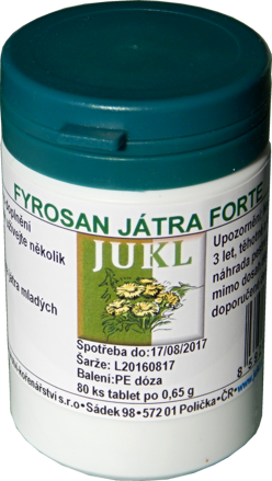 Jukl Fyrosan Pečeň Forte tablety 80ks