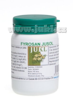 Jukl Fyrosan JUSOL tablety 60 tab.