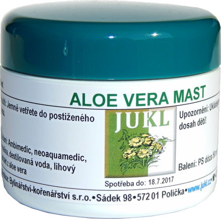 Jukl Masť Aloe vera 50ml