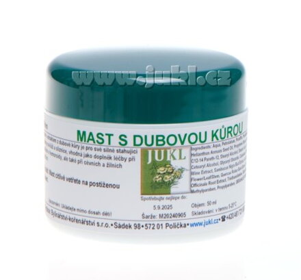 Jukl Masť s dubovou kôrou 50ml