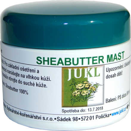Jukl Masť Sheabutter 100% 50ml