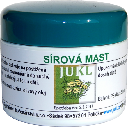 Jukl Masť Sírová 50ml