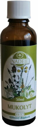 NADĚJE Mukolyt tinktúra 50ml