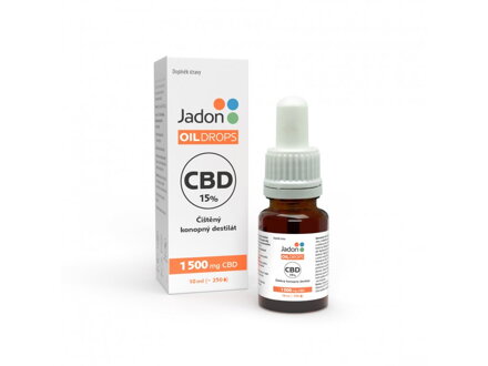 Jadon oil drops konopný olej CBD 15% 10ml