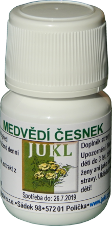 Jukl Medvedí cesnak (D3) tinktúra 30ml