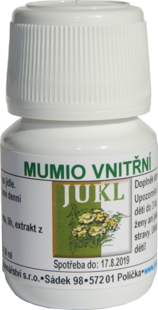 Jukl Mumio vnútorné (D3) tinktúra 30ml