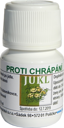 Jukl Proti chrápaniu (D0) tinktúra 30ml