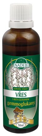 NADĚJE Vres obyčajný s betaglukánom tinktúra 50ml