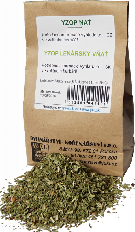 Yzop lekársky vňať Yzop lekársky vňať