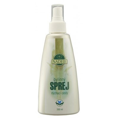 Bylinný sprej - dýchacie cesty 200ml