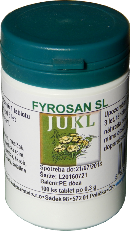 Jukl Fyrosan SL tablety 100ks Jukl Fyrosan SL tablety 100ks