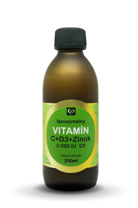 Lipozomálny vitamín C + Zinok + D3