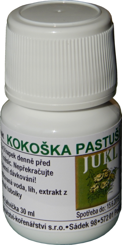 Jukl Kapsička pastierska (D4) tinktúra 30ml Jukl Kapsička pastierska (D4) tinktúra 30ml
