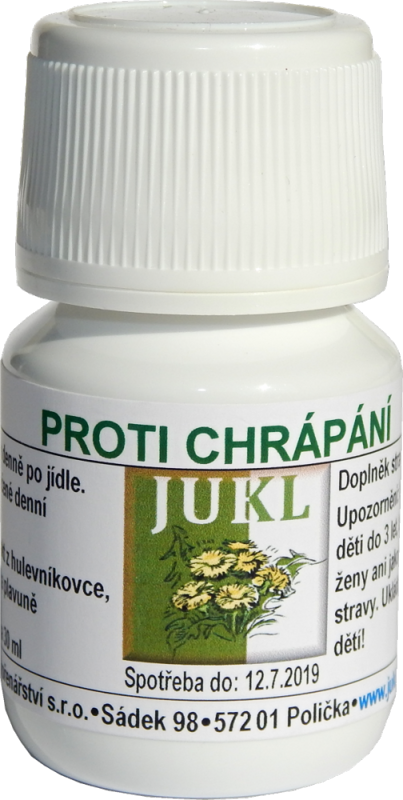 Jukl Proti chrápaniu (D0) tinktúra 30ml Jukl Proti chrápaniu (D0) tinktúra 30ml
